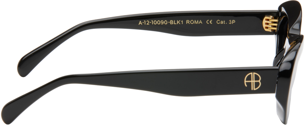 Anine Bing Roma Sunglasses Black Roma Anine Bing black sunglasses ? - Black sunglasses  main image 4