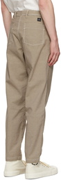 PS by Paul Smith Brown Pleated Trousers