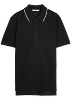 Givenchy Piqué Cotton Polo Shirt Black