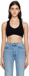 KHAITE Black 'The Gioca' Bralette