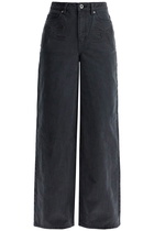 self-portrait Wide Leg Jeans