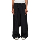 Y-3 Black Sport Uniform Box Pleated Trousers