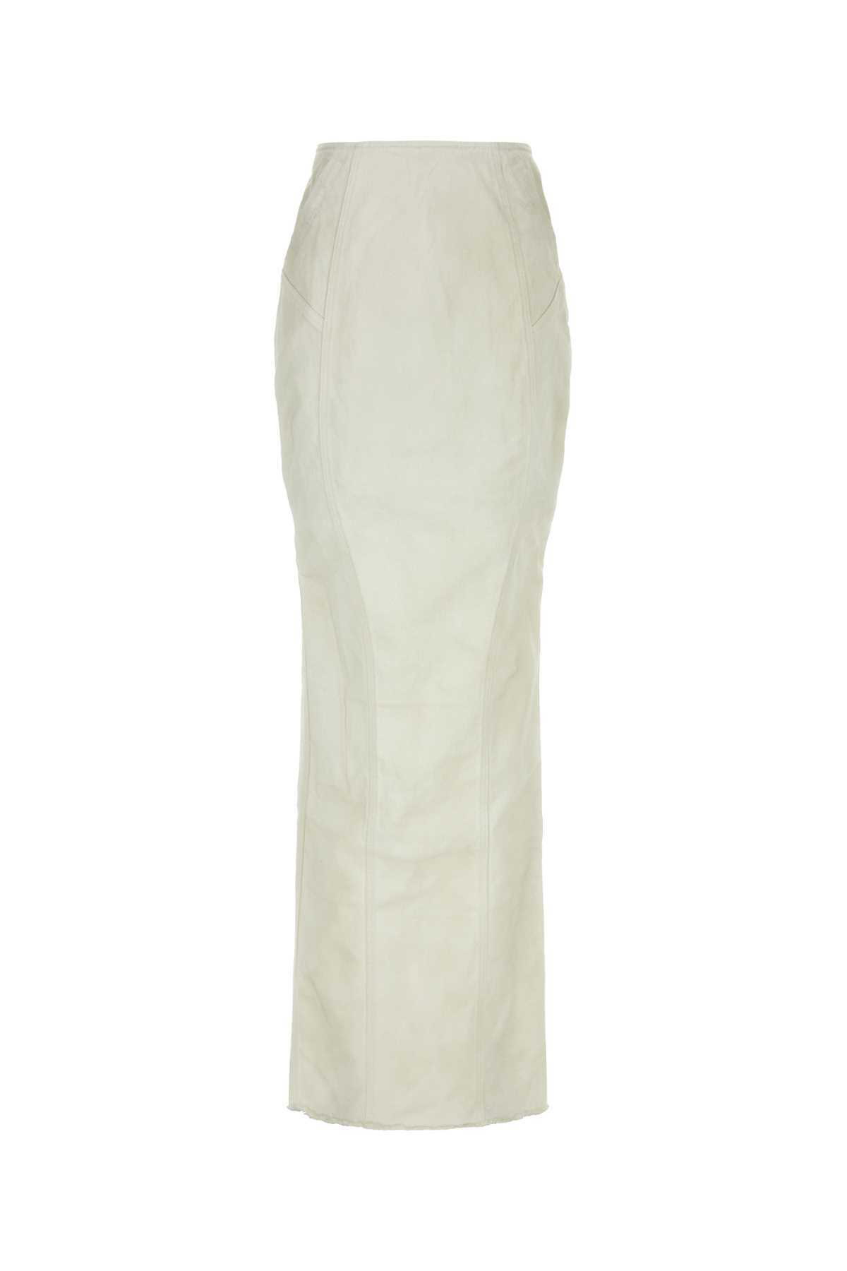 スカート entire studios Sand stretch nylon Structured skirt Entire studios Sand Stretch Nylon Structured Skirt in White