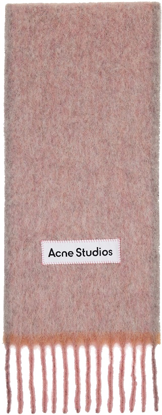 Photo: Acne Studios Pink Narrow Scarf