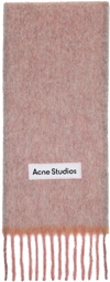 Acne Studios Pink Narrow Scarf