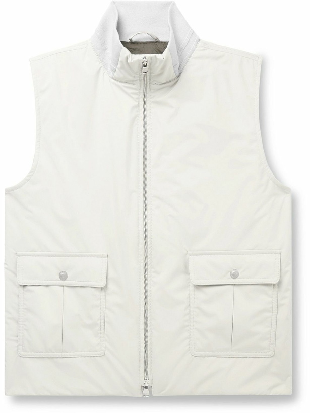 Photo: Valstar - Caddy Stretch-Jersey Trimmed Padded Shell Gilet - Neutrals