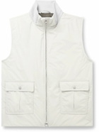 Valstar - Caddy Stretch-Jersey Trimmed Padded Shell Gilet - Neutrals