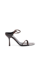 Diesel D-Diam's-Thin cord sandal in croc-effect leather - Sandals Womens in Brown
