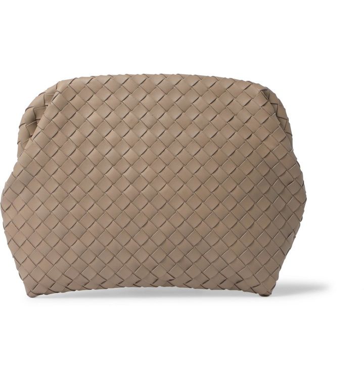 Photo: BOTTEGA VENETA - Intrecciato Leather Pouch - Brown