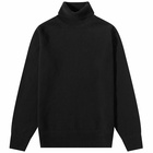 John Smedley Men's Roll Neck Knit in Black