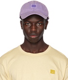 Acne Studios Purple Logo Patch Cap