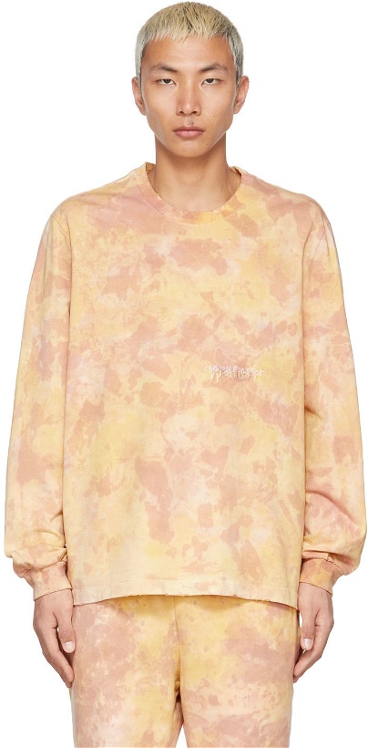 Photo: Doublet Yellow Vegetable Dyed Long Sleeve T-Shirt