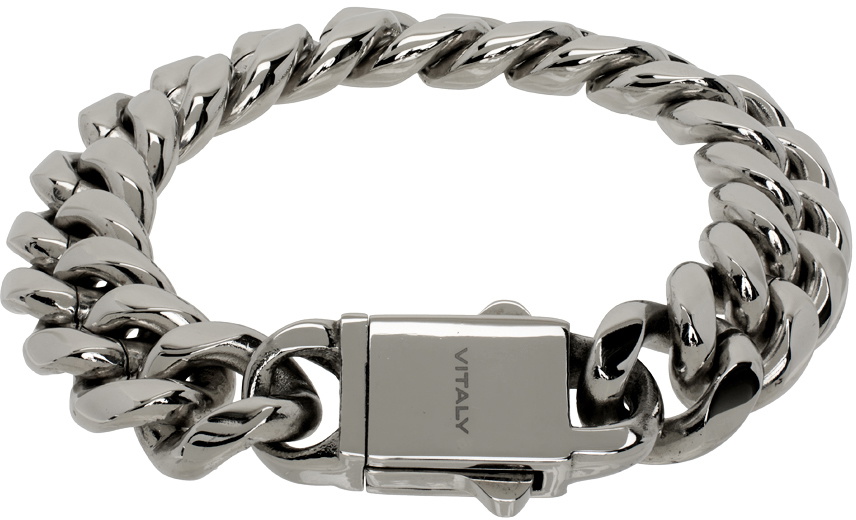 Vitaly Silver React Bracelet
