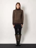 Fendi Sweater Brown Womens Knitwear