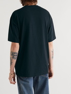 Rhude - Logo-Print Cotton-Jersey T-Shirt - Black