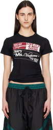VAQUERA Black Bumper Sticker T-shirt