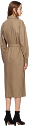 Max Mara Brown Fronda Mini Dress