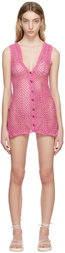 Akoia SSENSE Exclusive Pink Jala Minidress