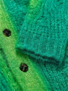 Marni - Painted Mohair-Blend Cardigan - Green
