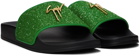 Giuseppe Zanotti Black & Green Newglit Sandals