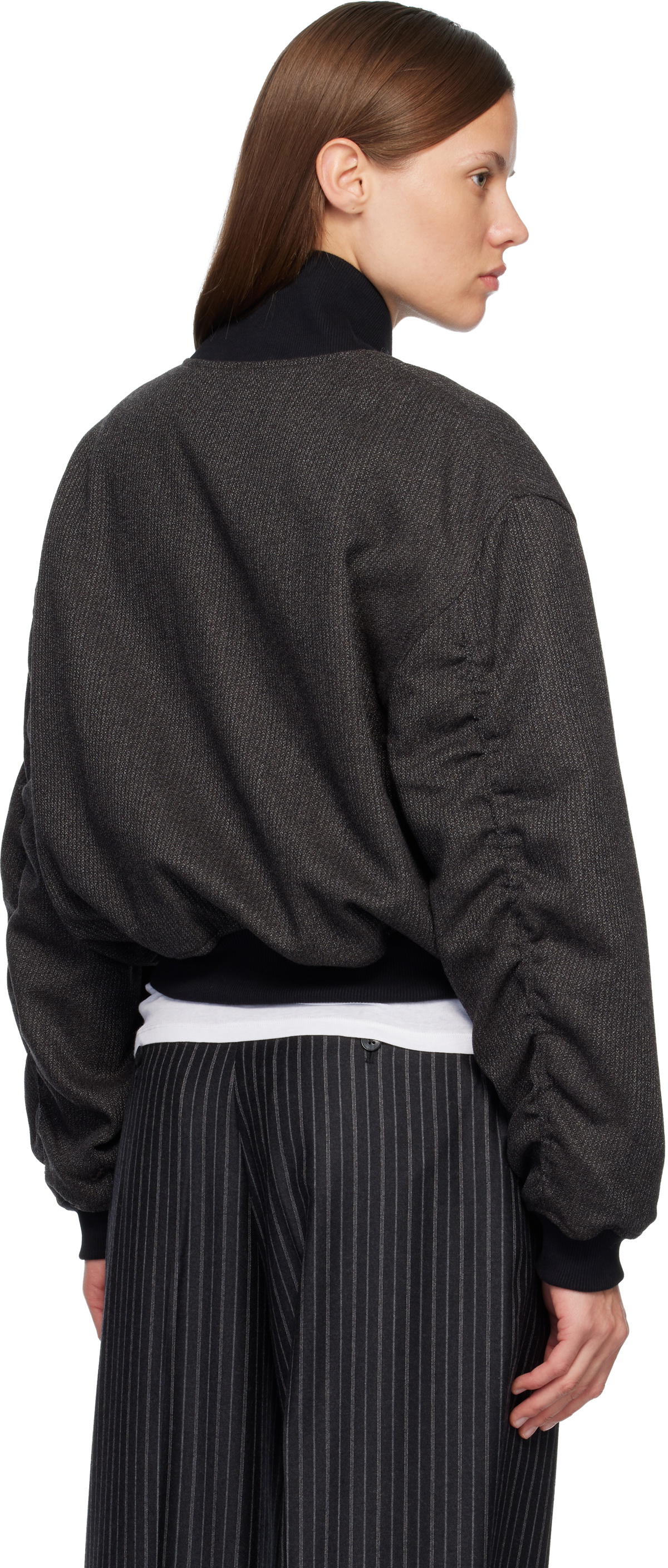 mfpen Brown & Gray Blouson Bomber Jacket