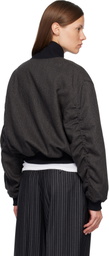 mfpen Brown & Gray Blouson Bomber Jacket