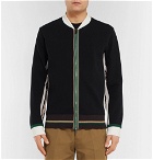 Fendi - Logo-Trimmed Cotton-Blend Bomber Jacket - Black