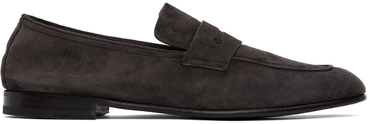 Photo: ZEGNA Brown 'L'Asola' Loafers