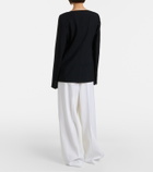 Calvin Klein Collection Alexandra pleated wool wide-leg pants