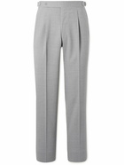 Stòffa - Tapered Pleated Wool Trousers - Gray