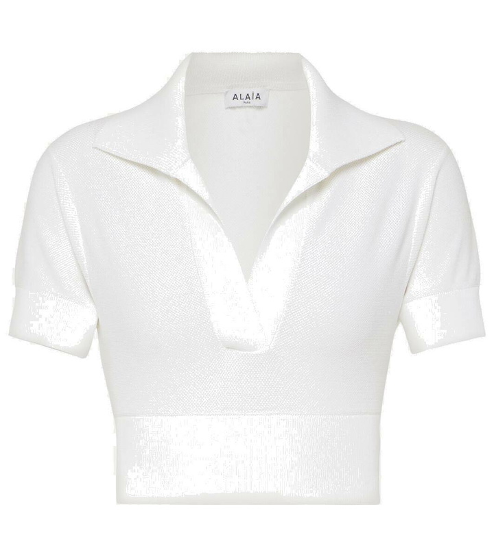 Photo: Alaïa Cropped polo shirt