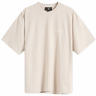Represent Men's Script Logo T-Shirt in Concrete