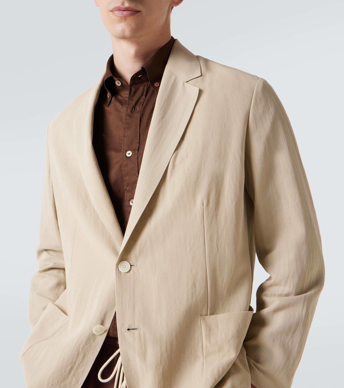 Auralee Cotton and wool gabardine blazer Auralee