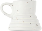 BKLYN CLAY White Speckle No-Spill Mug