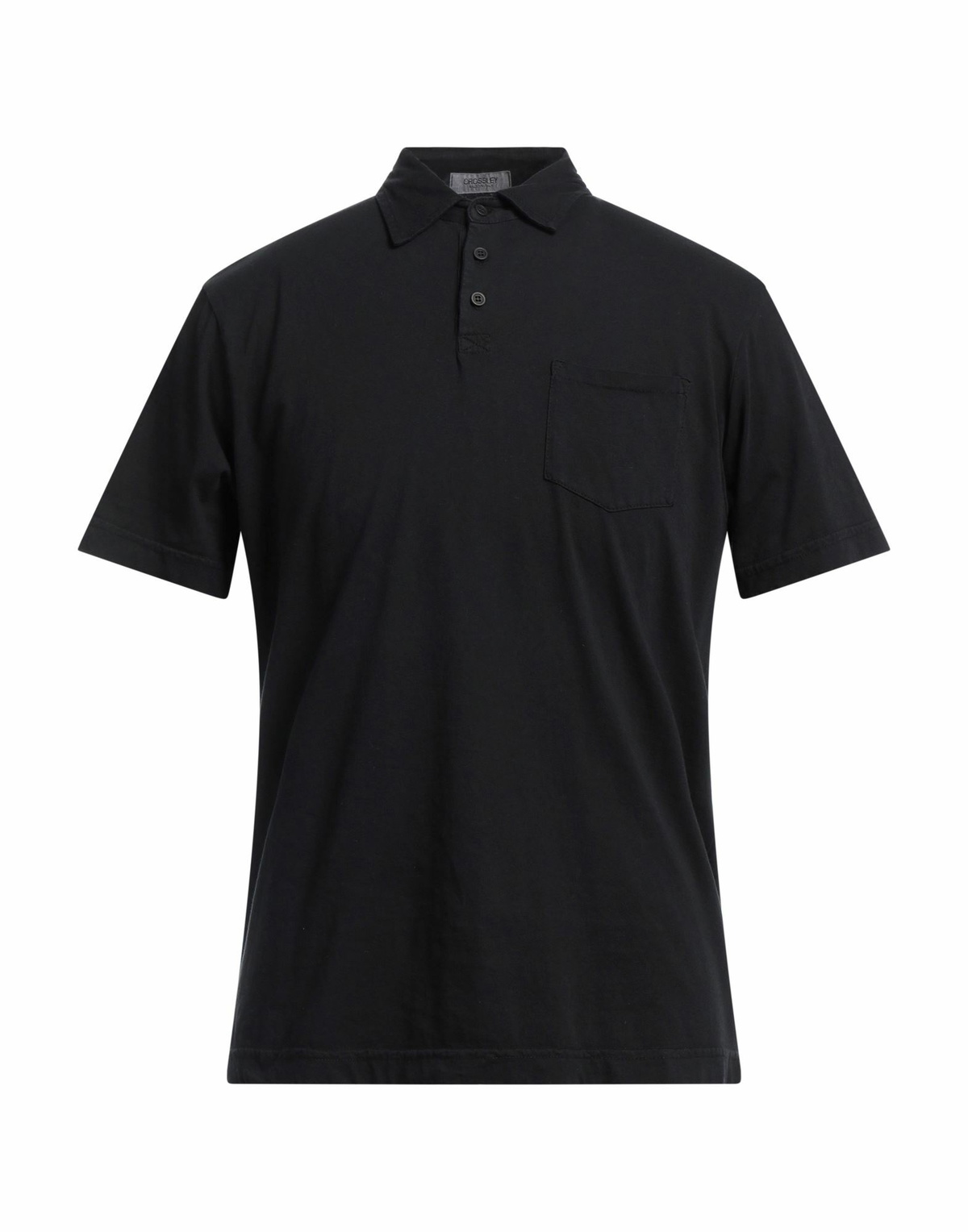 Crossley Mens Polo shirt in Black