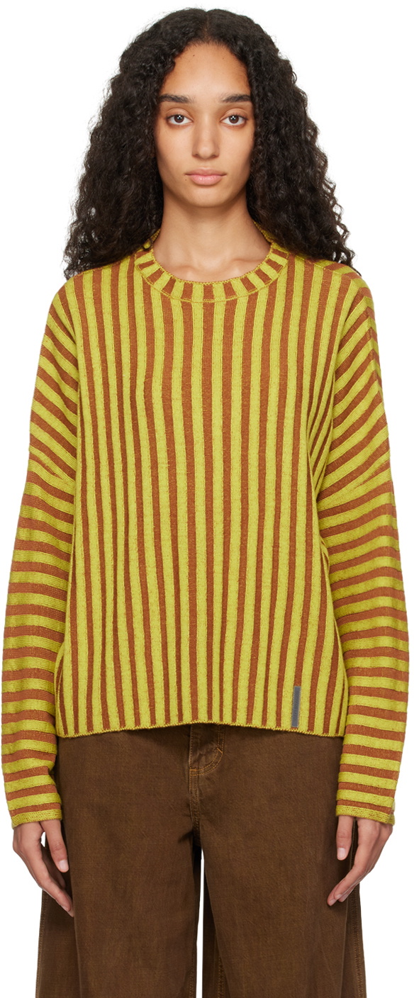 Eckhaus Latta Yellow Keyboard Sweater