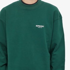 Represent Men's Owners Club Crew Sweat in Racing Green