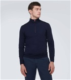 Kiton Wool half-zip sweater