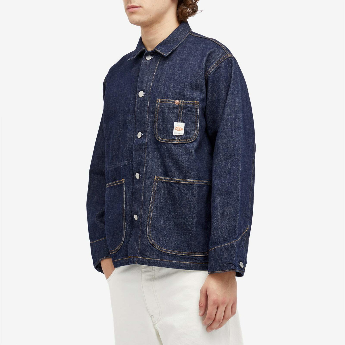 Nudie Jeans Co Men's Howie Chore Jacket in One Wash Nudie