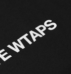 WTAPS - Logo-Print Cotton-Jersey T-Shirt - Black