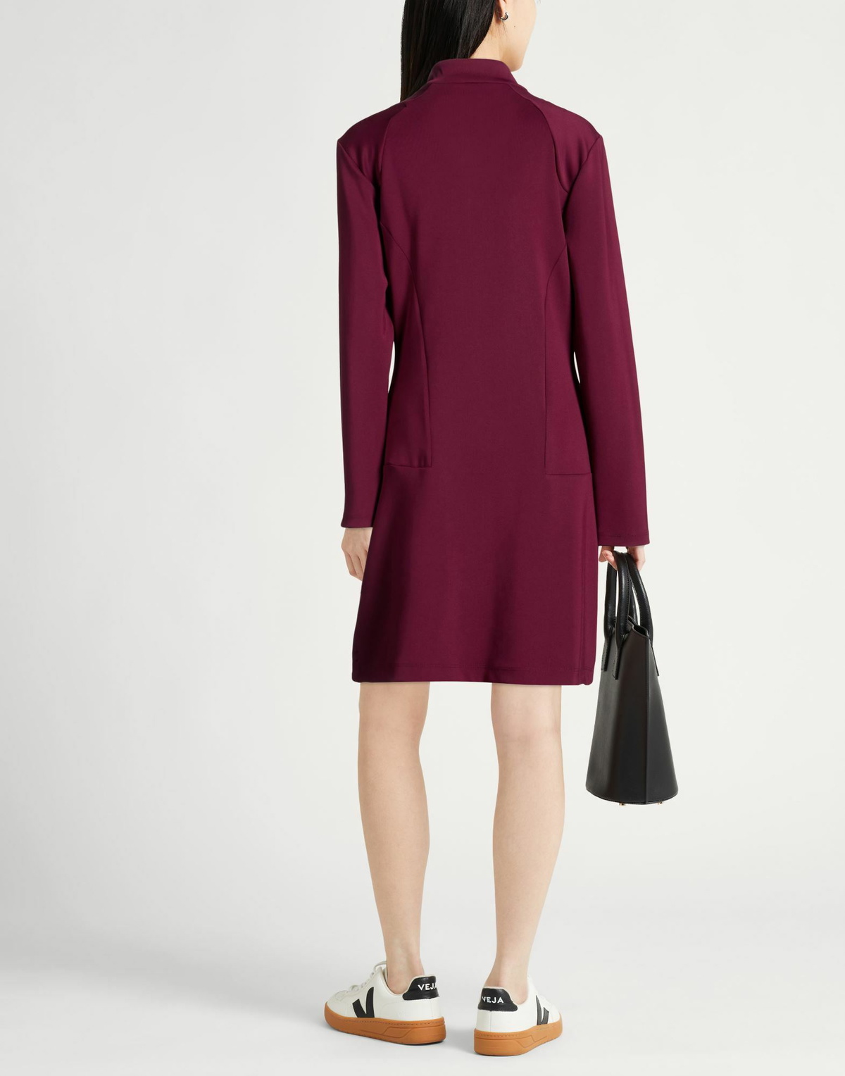 Jijil Womens Mini dress in Burgundy