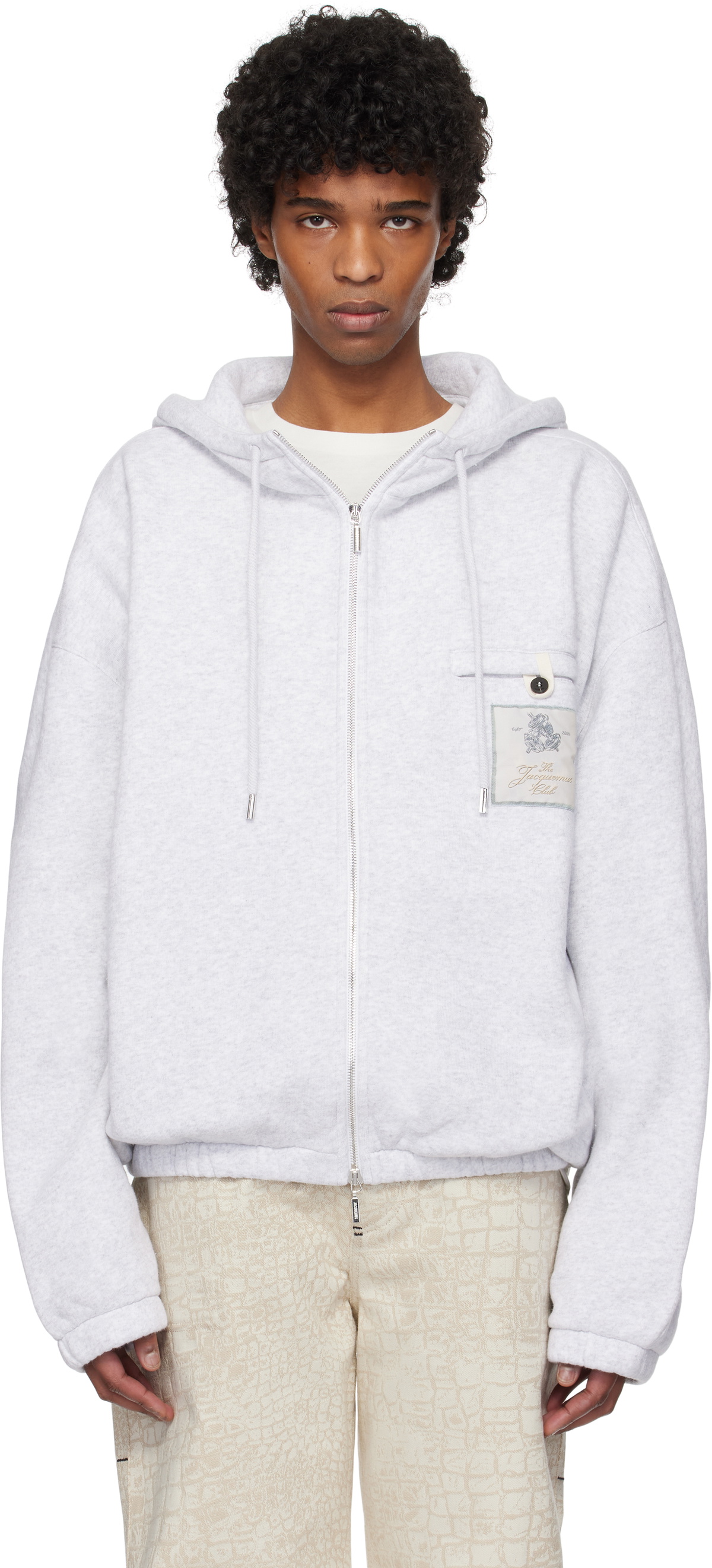 JACQUEMUS Gray 'The Torneo' Hoodie Jacquemus