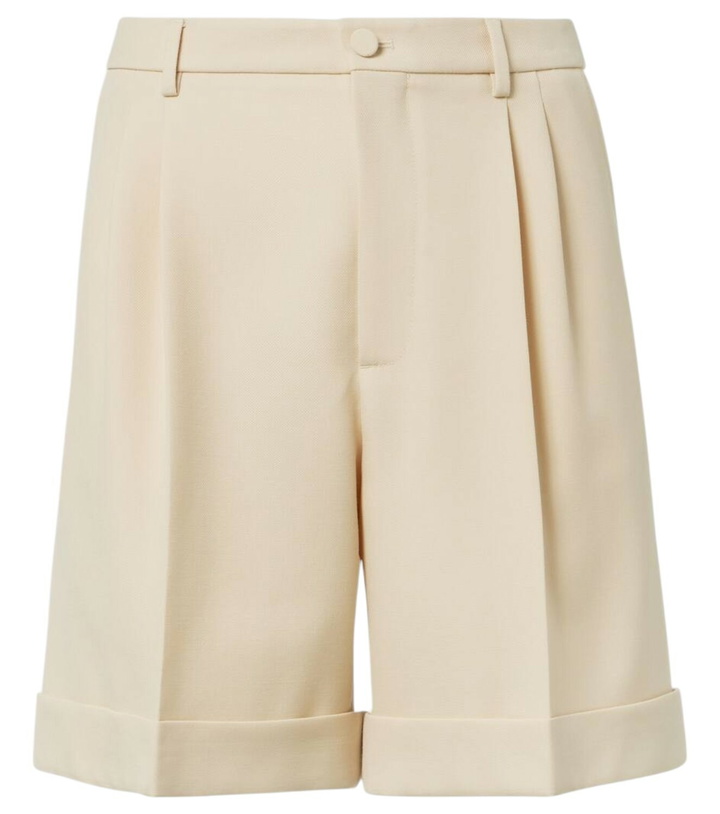 Photo: Valentino Wool gabardine Bermuda shorts
