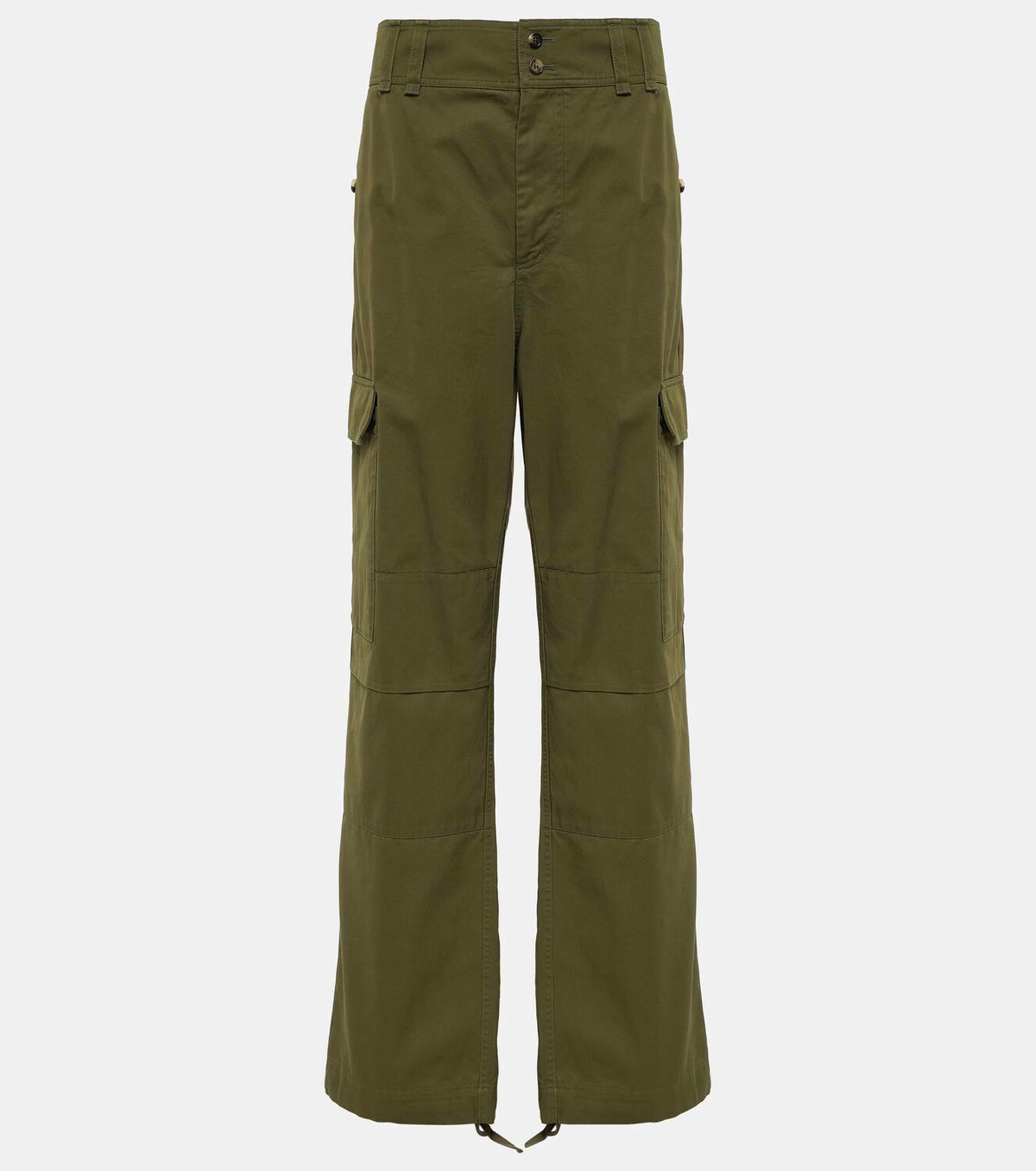 Saint Laurent Cassandre cotton twill cargo pants