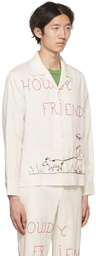 Bode Off-White 'Howdy' Shirt