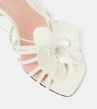 Zimmermann Orchid 85 leather wedge sandals