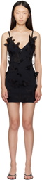 Coperni Black Butterflies Minidress