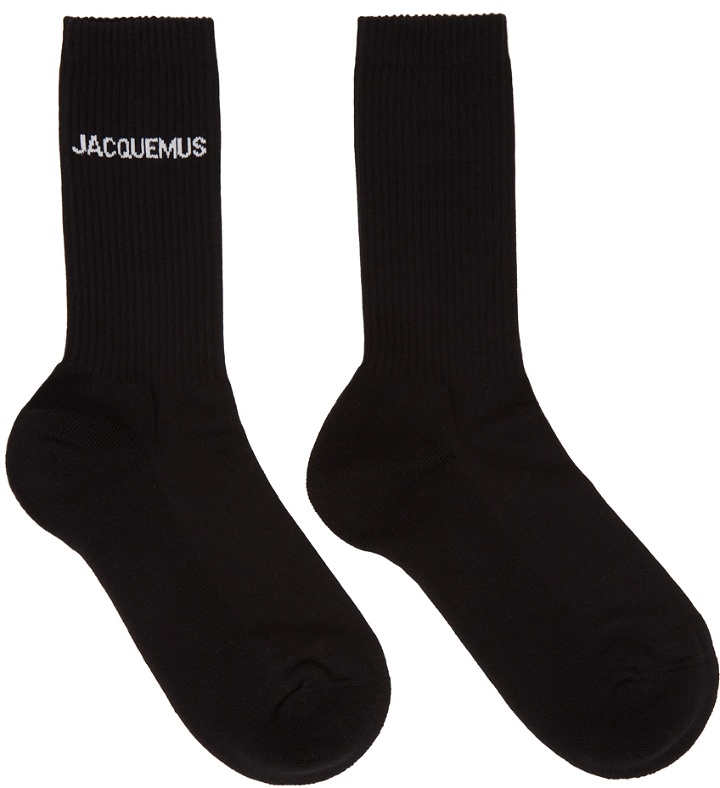 Photo: Jacquemus Black La Montagne 'Les Chaussettes Jacquemus' Socks