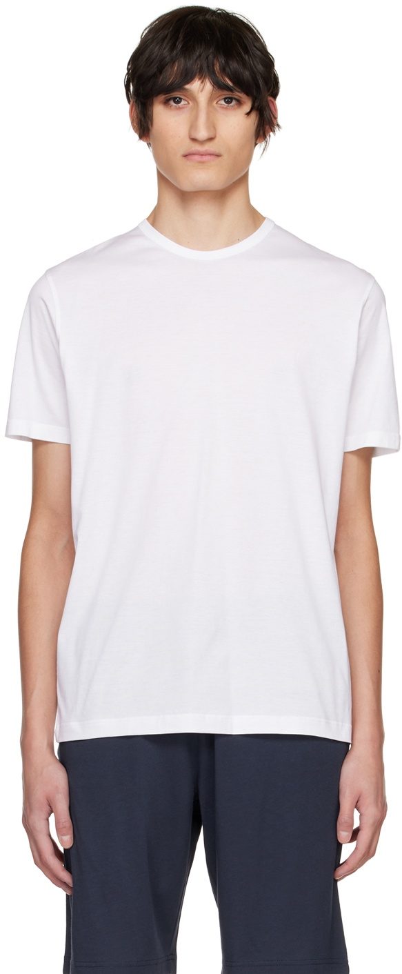 Sunspel White Classic T-Shirt Sunspel