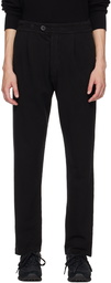 Les Tien Black Button-Fly Trousers